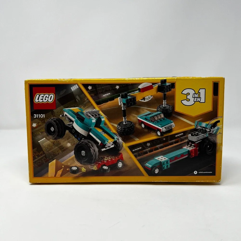 LEGO Creator‎ 3in1 Monster Truck 31101 Building Toy Set 163 Pieces Ages 7+ NEW